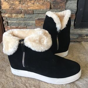 steve madden weston wedge bootie
